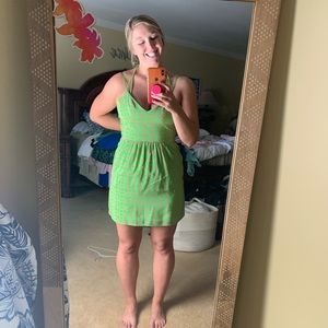 Ultra Fun Green & Pink Dress